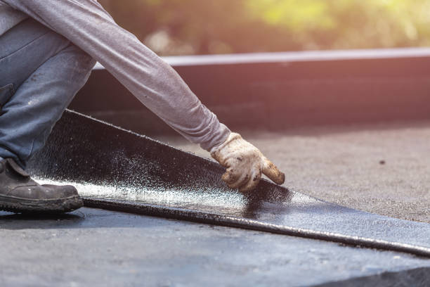 Professional Crawl Space Encapsulation technician working in Woodbury Heights, NJ
